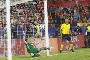 Con este tanto se adelantaba el Sevilla.