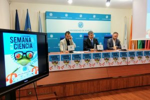 Presentación ayer en la UAL de la Semana de la Ciencia, que se celebra del 6 al 10 de noviembre.