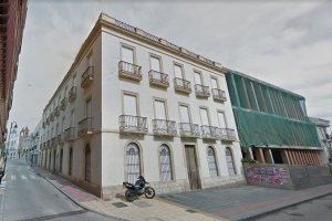 Exterior de las Casas Palaciegas, que ya fue restaurado hace unos años.