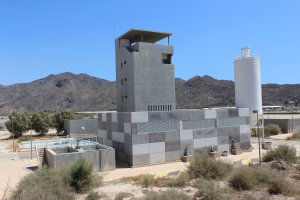 Desaladora de Villaricos, actualmente en desuso.