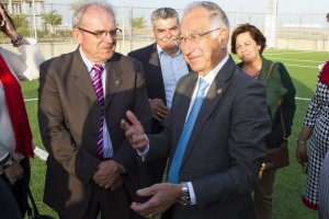 Bonilla y Amat en un acto celebrado en Vícar.