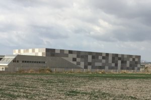 La desaladora de Cuevas, entre Palomares y Villaricos. fue arrasada por la riada de octubre de 2012.