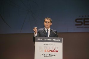 Albert Rivera en el desayuno de LA VOZ.