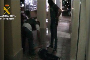 Momento de la detención.