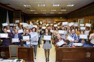 Los dinamizadores de Guadalinfo han recibido los kits.