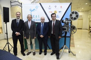 Presentación con Joaquín Ramírez, Miguel Ángel de la Cruz, Amador Carmona y Antonio J. Rodríguez.