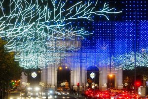 Madrid iluminada en Navidad. Ayuntamiento de Madrid