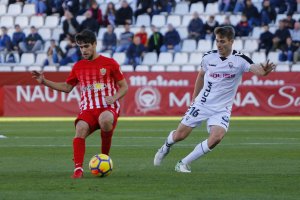 Una jugada del partido.