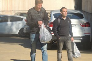 Ramis con su ayudante José Manuel Gil Delgado.