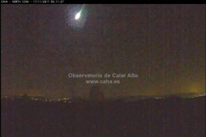 Captura de pantalla del vídeo grabado por el observatorio.