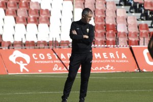 Lucas Alcaraz en el entrenamiento de este sábado.