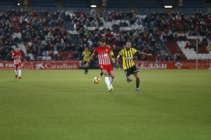 Marco Motta en el partido con el Zaragoza.