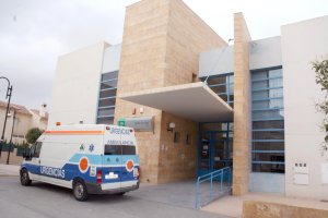 Ambulancia en un centro de salud de la provincia.