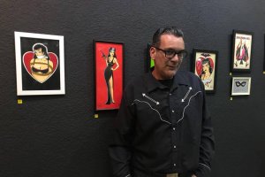 Fran López y sus obras pop.
