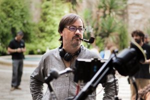 El cineasta Manuel Martín Cuenca, fotografiado durante uno de sus rodajes