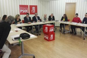Reunión del PSOE con la Mesa del Tren.