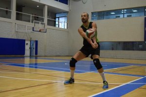 Manu Parres trabajando a las órdenes de Piero.