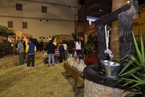 Belén viviente de Cuevas en la Navidad de 2016 (foto de José Guerrero).