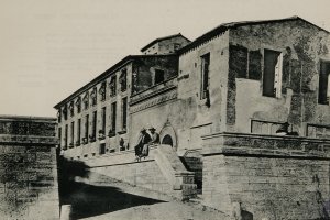 La Puerta de Granada, en una imagen de finales del siglo XIX, cuando Albox se declaró una República. Foto: Miguel A. Alonso
