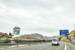 Imagen de la salida 429 de la A7.