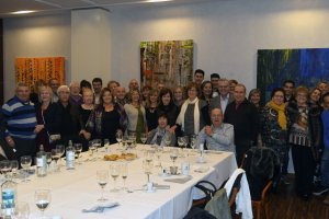 Asistentes al VI Encuentro de Albojenses celebrado el sábado en Salou (Cataluña).