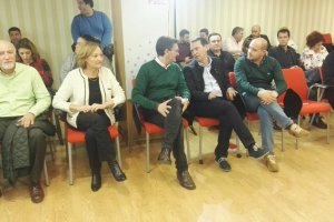 Teruel y Navas, esta tarde en la sede del PSOE.