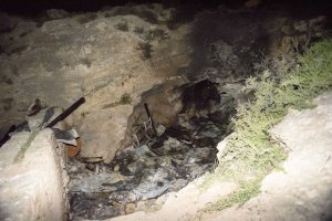 Lugar en el que ocurrió el trágico suceso.