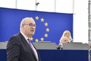 Imagen de archivo del comisario de Agricultura, Phil Hogan.