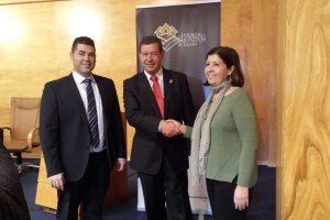 La alcaldesa de Mojácar, Rosa María Cano, en la asamblea nacional celebrada el pasado año.