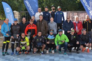 El podio final en Olula del Río.