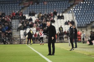 Lucas Alcaraz en su estreno en el Mediterráneo.