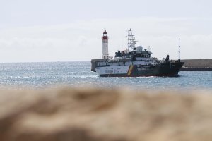 Patrullera de la Guardia Civil en Almería.