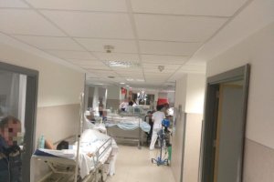 Urgencias del Hospital de la Paz este lunes por la tarde.