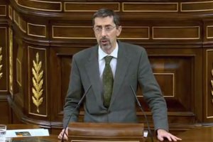 Fernando Navarro, diputado de Cs ayer en el Congreso.