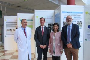 Delegado de Salud y responsables del Hospital y Distrito en las Jornadas.