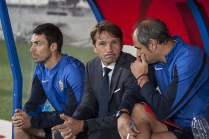 Joan Carrillo en su etapa con el Almería.