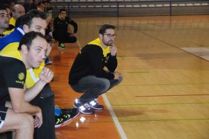 Requena en plena acción en pista.