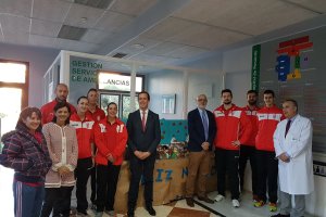 La familia del CB Almería es muy solidaria.