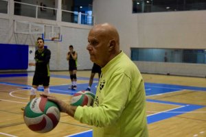 Piero Molducci en la sesión de entrenamiento.