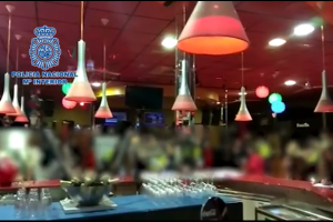 Local de ocio en el que las víctimas ejercían la prostitución.