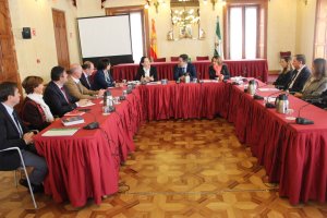Representantes de la Junta se reúnen con la delegación ecuatoriana en Almería.