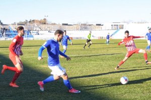 Una jugada del partido.