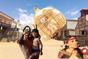 La bola llega al poblado de Tabernas el día de la borrasca.