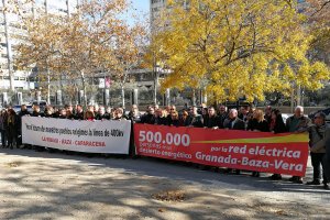 Concentración de representantes socialistas de Almería, Granada y Jaén.