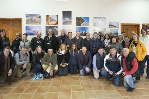 Participantes en la exposición de Rodalquilar.