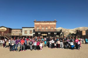 Los participantes en la gran aventura.