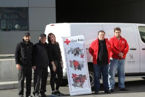 Entrega de productos de Briseis a la Cruz Roja