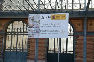 Cartel en el que se ve el 1,5% Cultural