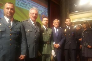 Subdelegado con cuatro de los cinco premiados en Sevilla