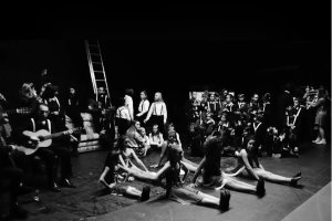 Una imagen del villancico de la Escuela de Música de El Parador.